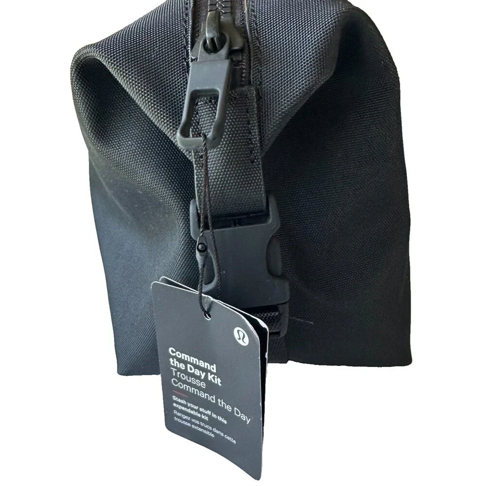 Lululemon Command The Day Kit 5L Black Hint Water Branded Promo Swag Dopp Bag